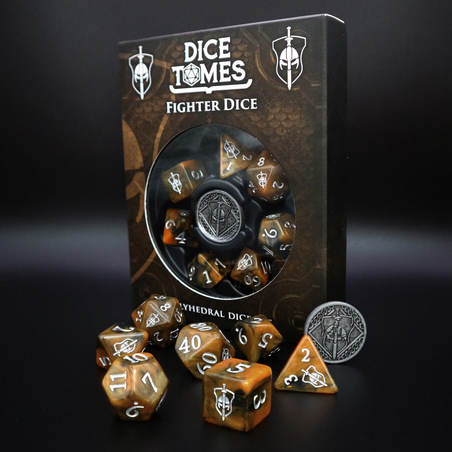 Fighter Polyhedral Dice Set